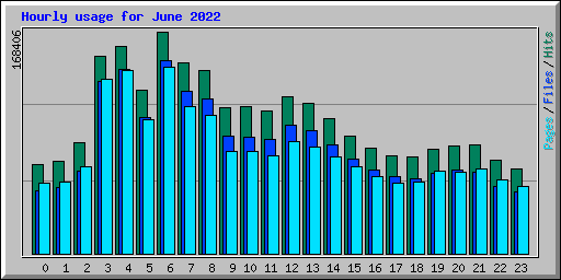 Hourly usage for June 2022